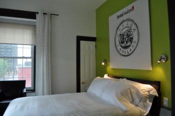 Double Bed Hotel Bedroom with View